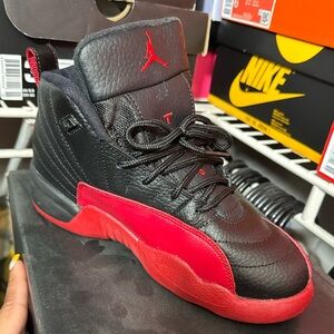 Black/red Jordan 12 Retro